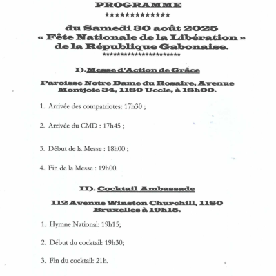 Programme Du Samedi 30 Aot 2025 Messe Dctionn De Grce